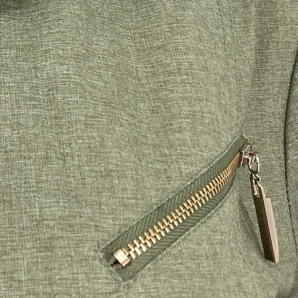 Ellen Tracy Water Repellent Hooded Anorak Jacket M - Picture 8 of 12